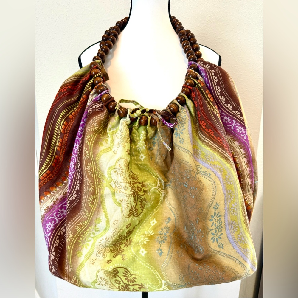 Multicolor Patterned Women's Boho Bag